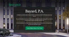 Desktop Screenshot of bayardlaw.com